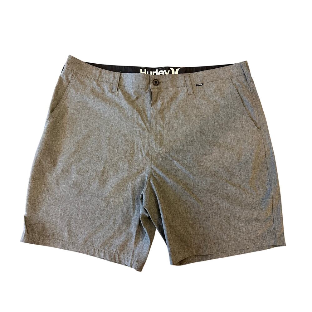 HURLEY Athletic Surf Swim Gray Shorts Men 40